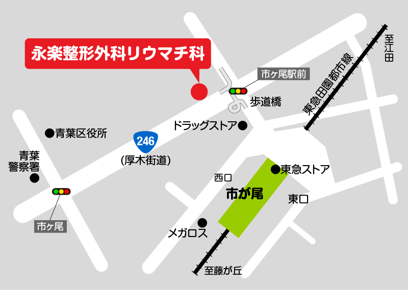 永楽整形外科リウマチ科　地図